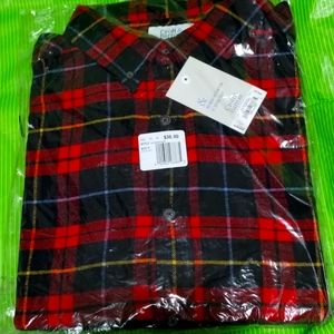 NWT Men's Flannel Shirt sz L